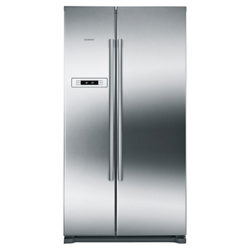Siemens KA90NVI20G American Style Fridge Freezer, A+ Energy Rating, 90cm Wide, Stainless Steel